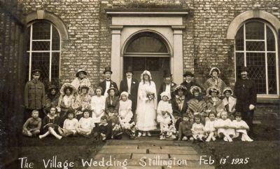 Mock Wedding 13/2/1925 at The Methodist Chapel in Main Street.